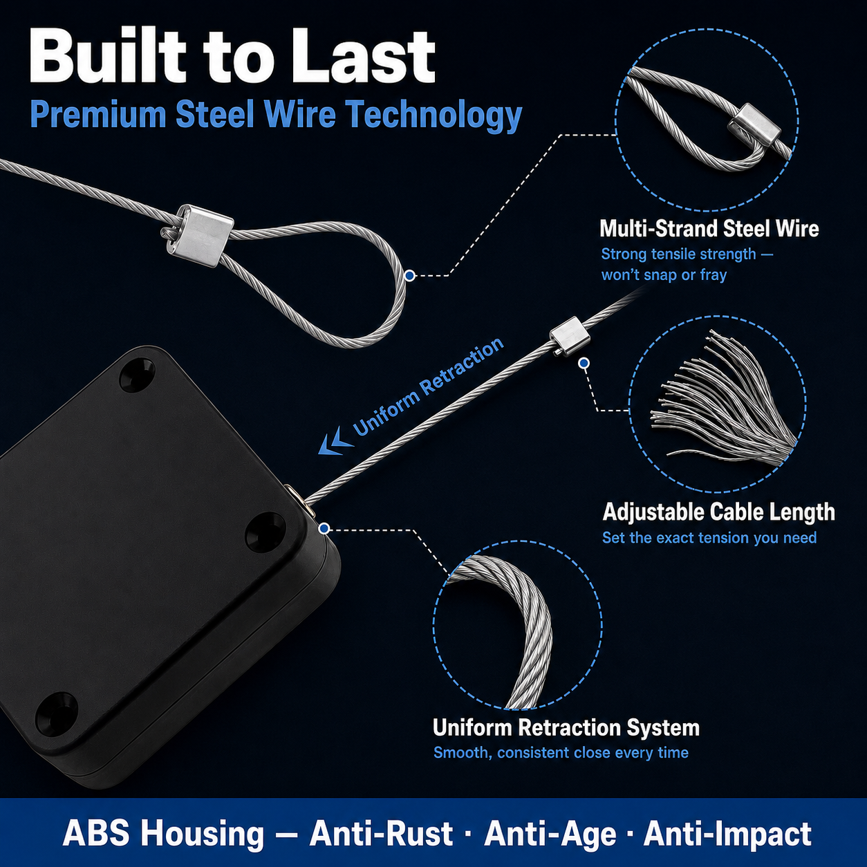 Automatic Door Closer – Heavy Duty Self - Closing For Home & Office