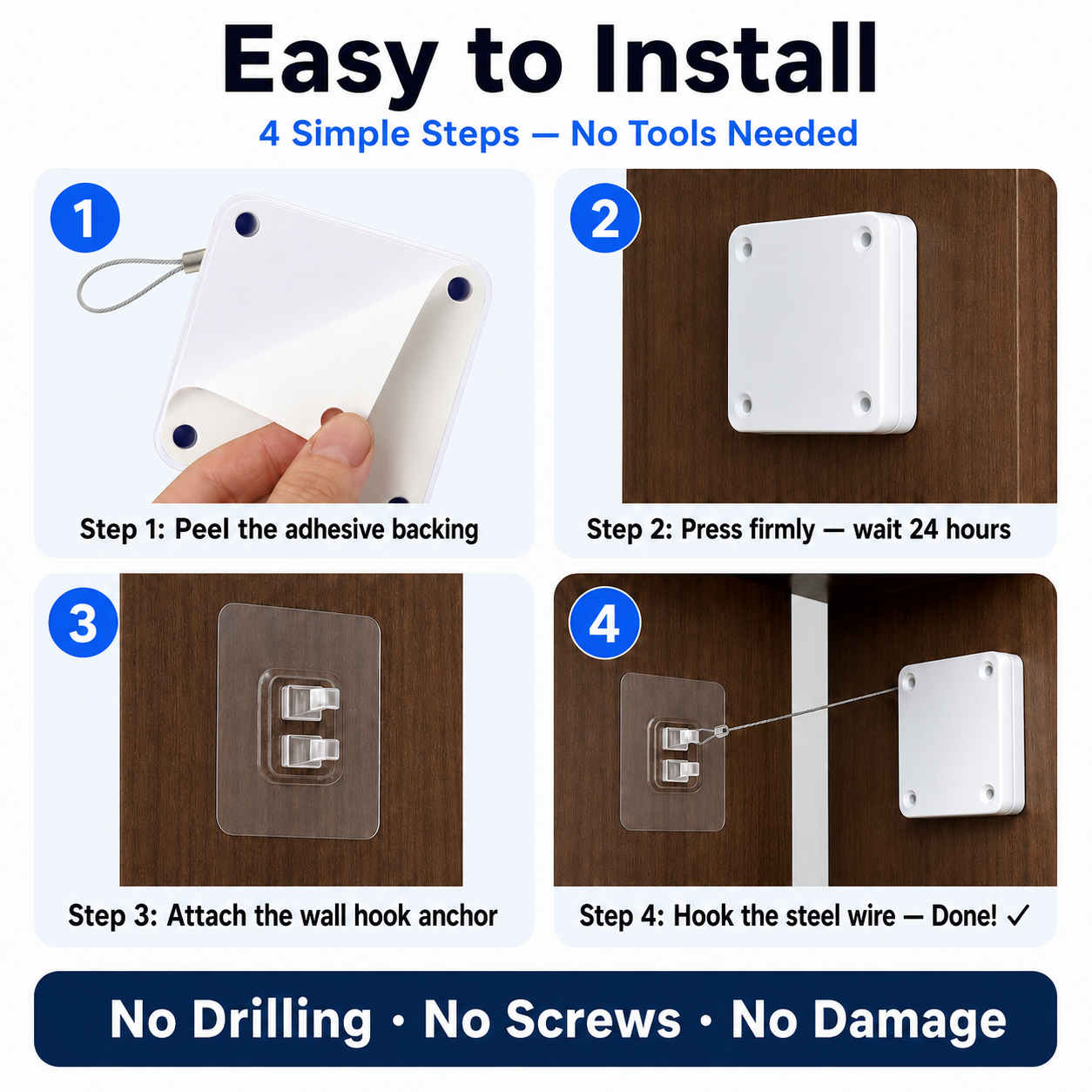 Automatic Door Closer – Heavy Duty Self - Closing For Home & Office